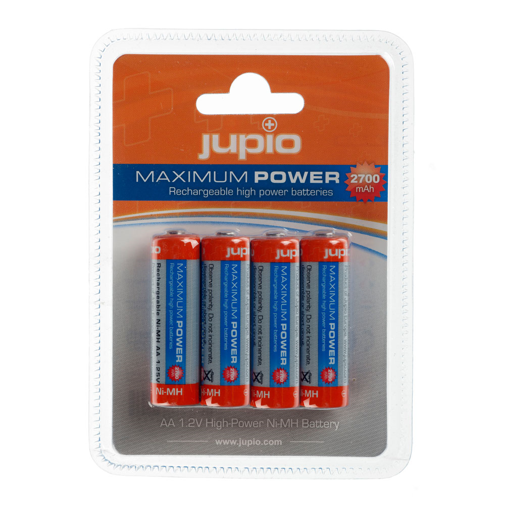 Afbeelding van Rechargeable Batteries AA 2700 mAh 4 pcs VPE-10